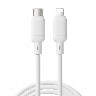 WIWU WI-C089 Stellar Καλώδιο Φόρτισης & Δεδομένων USB-C σε Lightning, 1m, Λευκό