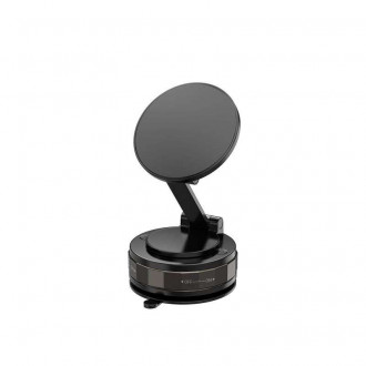 WIWU CH057 Vacuum Magnetic Βάση Κινητού Αυτοκινήτου, Περιστρεφόμενη, Μαύρη