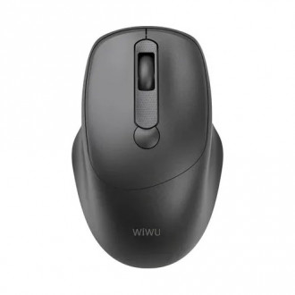 WIWU WM113 Ασύρματο Οπτικό Ποντίκι 2.4GHz με USB Receiver, 800/1200/1600 DPI, Μαύρο