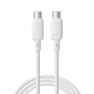 WIWU WI-C090 Stellar Καλώδιο Φόρτισης & Δεδομένων USB-C σε USB-C, 1m 60W Λευκό