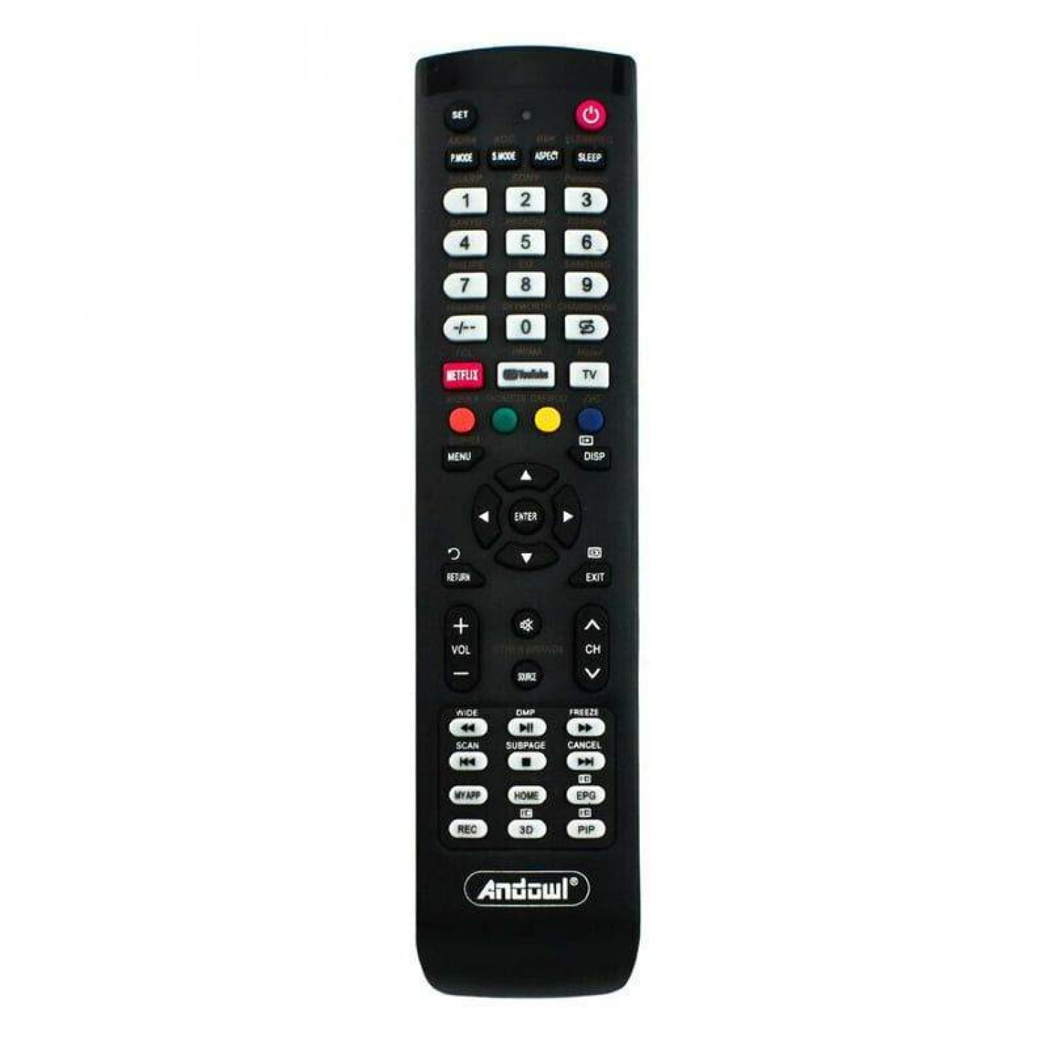 ANDOWL Q-YK1120 Universal Xειριστήριο Τηλεόρασης ANDOWL Q-YK1120 Universal Xειριστήριο Τηλεόρασης