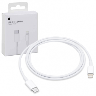 Apple USB-C to Lightning Cable Λευκό 1m (MUQ93ZM/A)