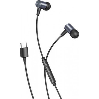 Awei TC-5 In-ear Handsfree Ακουστικά με Βύσμα USB-C Μαύρο