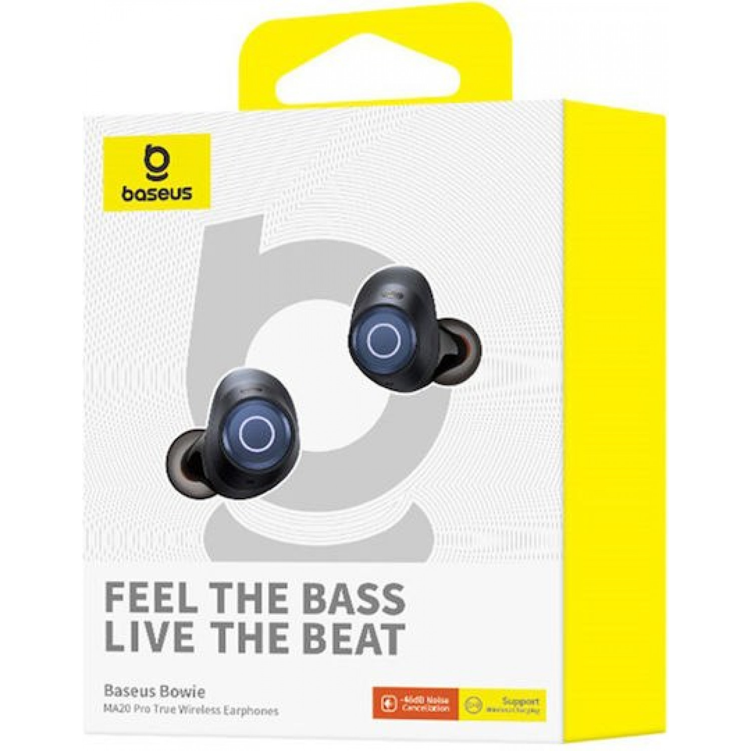 Baseus MA20 Pro In-ear Bluetooth Handsfree Ακουστικά με Αντοχή στον Ιδρώτα και Θήκη Φόρτισης Μαύρα Baseus MA20 Pro In-ear Bluetooth Handsfree Ακουστικά με Αντοχή στον Ιδρώτα και Θήκη Φόρτισης Μαύρα