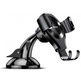 Baseus Osculum Βάση Κινητού Αυτοκινήτου με Ρυθμιζόμενα Άγκιστρα Μαύρη