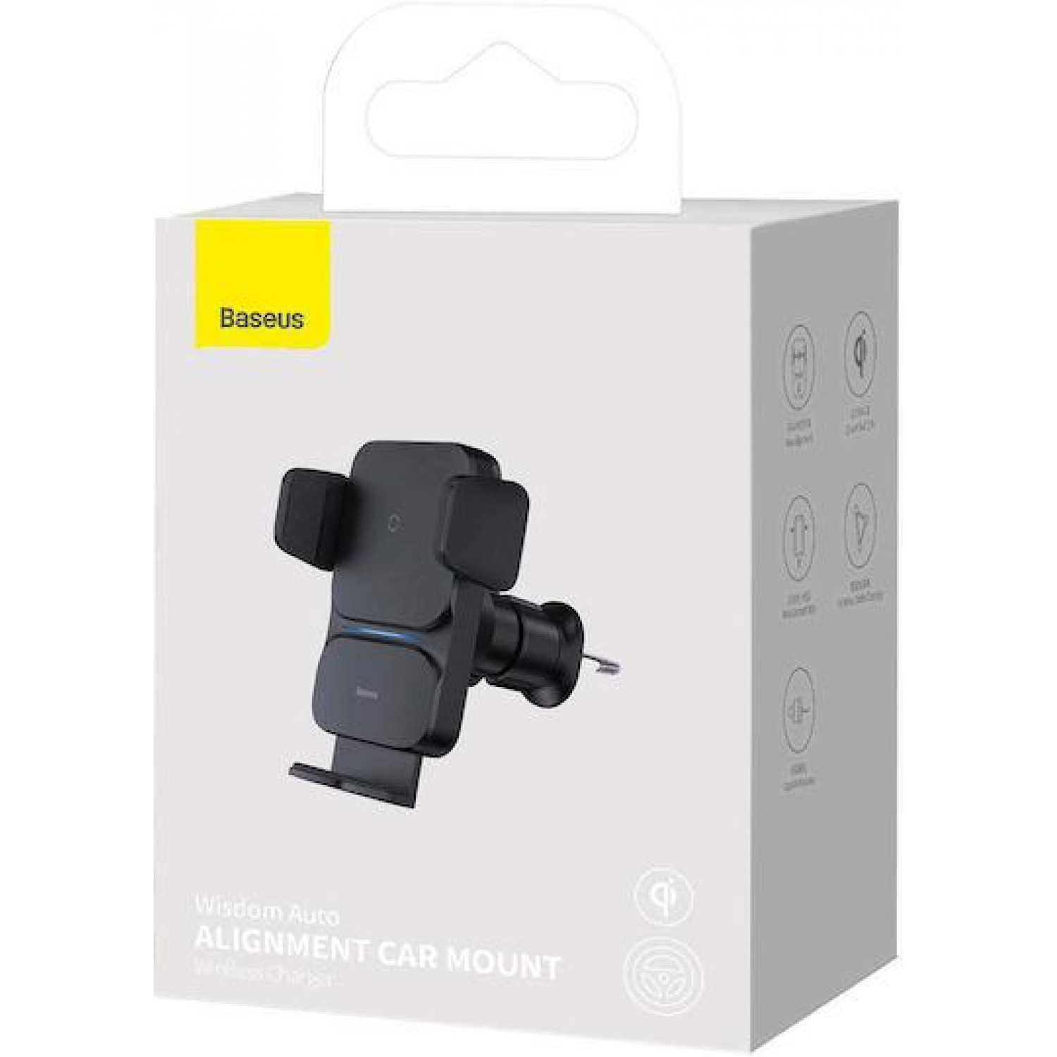 Baseus Wisdom Inductive Βάση Κινητού Αυτοκινήτου με Ρυθμιζόμενα Άγκιστρα Μαύρο Baseus Wisdom Inductive Βάση Κινητού Αυτοκινήτου με Ρυθμιζόμενα Άγκιστρα Μαύρο