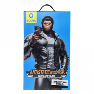 Blueo 5D Mr. Monkey Strong HD Full Cover Tempered Glass για Samsung Galaxy S25 Μαύρο