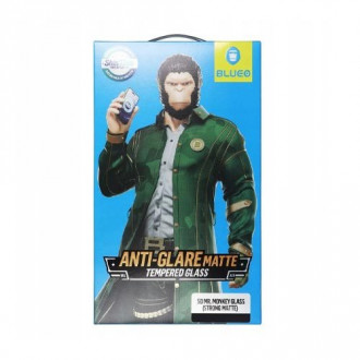 Blueo 5D Mr. Monkey Strong Matte Full Cover Tempered Glass για Apple iPhone 16 Μαύρο
