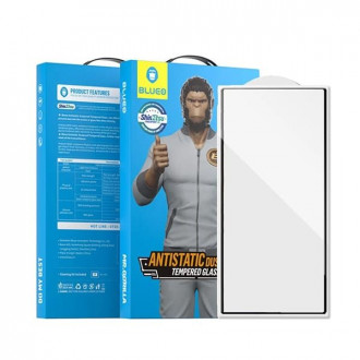 Blueo 5D Mr. Monkey Strong HD Full Cover Tempered Glass για Samsung Galaxy S25 Ultra Μαύρο