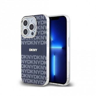 DKNY TPU Repeat Pattern Tonal Stripe Θήκη Σιλικόνης με Magsafe για iPhone 14 Pro Max Μπλε