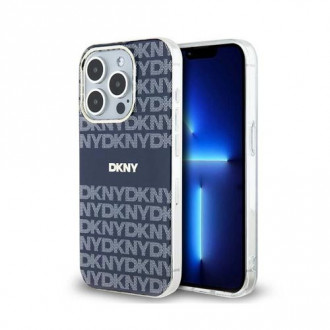 DKNY TPU Repeat Pattern Tonal Stripe Θήκη Σιλικόνης με Magsafe για iPhone 15 Pro Max Μπλε