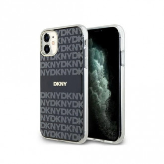 DKNY TPU Repeat Pattern Tonal Stripe Θήκη Σιλικόνης με Magsafe για iPhone 11 Μαύρο