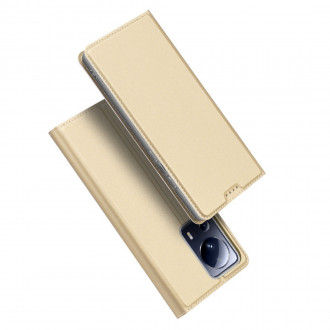 Dux Ducis Skin Pro Wallet Δερματίνης για Xiaomi 13 Lite Χρυσό