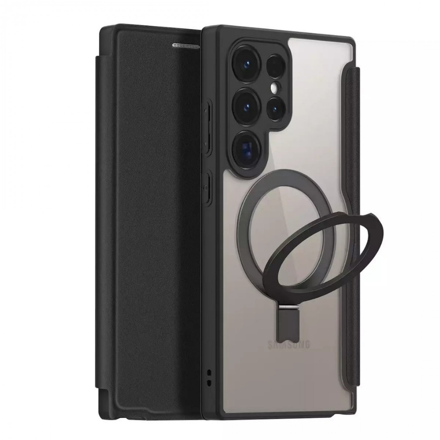 Dux Ducis Skin X Pro Book Θήκη Δερματίνης για Samsung Galaxy S24 Ultra Μαύρο