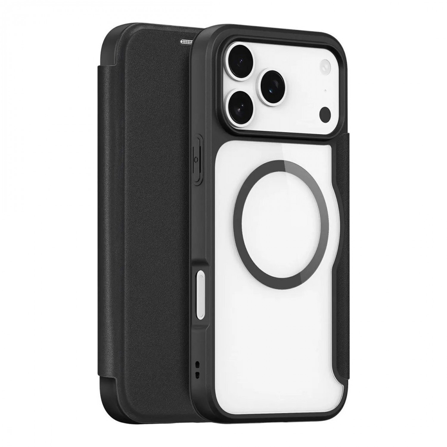 Dux Ducis Skin X Pro Wallet Σιλικόνης / Πλαστικό 0.5mm για iPhone 17 Pro Μαύρο