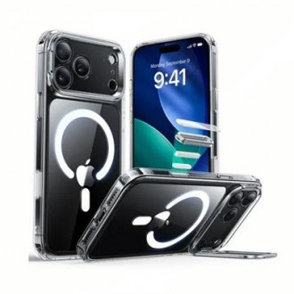 ESR Classic Hybrid Kickstand Back Cover Μεταλλικό Διάφανο (iPhone 17 Pro)