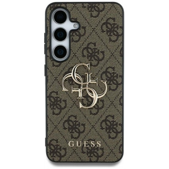 Guess 4G Logo Classic Logo Θήκη Δερματίνης για Samsung Galaxy S25 Ultra Καφέ