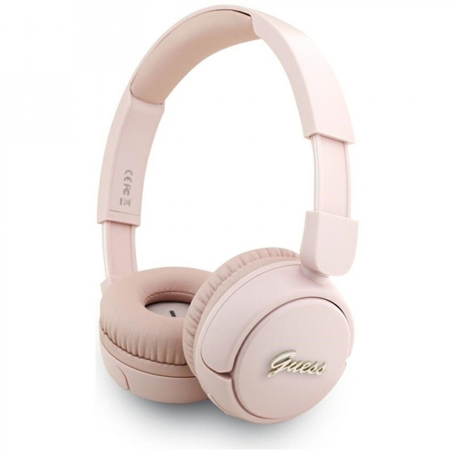 Guess Script Metal Logo Wireless Headphone Pink Guess Script Metal Logo Wireless Headphone Pink