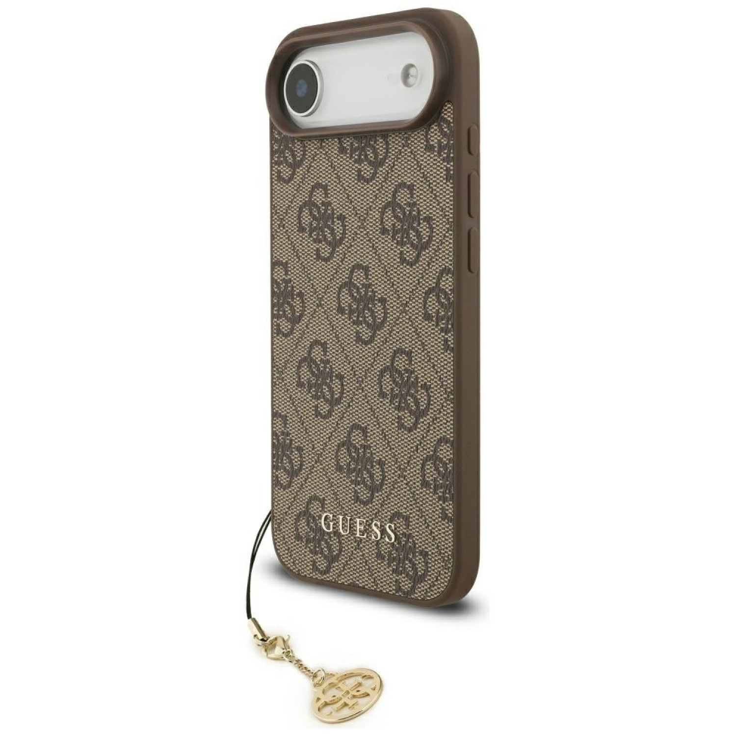 Guess 4G Charm Case Θήκη Δερματίνης με Κρεμαστό Στολίδι για iPhone 17 Air Καφέ Guess 4G Charm Case Θήκη Δερματίνης με Κρεμαστό Στολίδι για iPhone 17 Air Καφέ