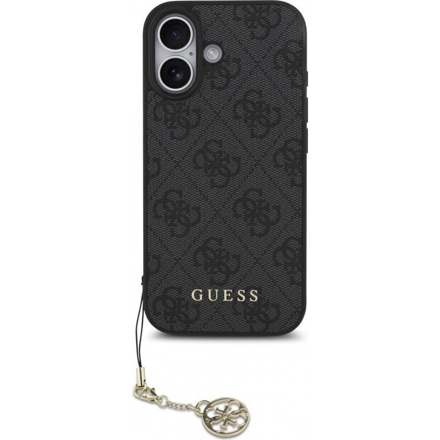 Guess 4G Charm Case Θήκη Δερματίνης με Κρεμαστό Στολίδι για iPhone 17 Γκρι Guess 4G Charm Case Θήκη Δερματίνης με Κρεμαστό Στολίδι για iPhone 17 Γκρι
