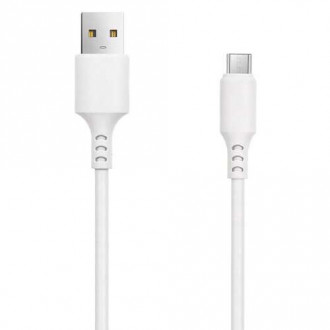 Hoco X20 Regular USB 2.0 to micro USB Cable 2m Λευκό