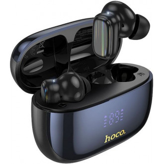Hoco EQ20 In-ear Bluetooth Handsfree Ακουστικά με Θήκη Φόρτισης Μαύρα