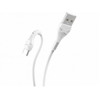 Hoco X37 Cool Power Regular Καλώδιο USB 2.0 to Type-C Λευκό 1m
