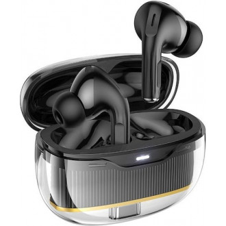Hoco EW54 Rayo In-ear Bluetooth Handsfree Ακουστικά με Θήκη Φόρτισης Μαύρα
