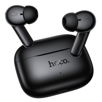 Hoco EQ30 In-ear Bluetooth Handsfree Ακουστικά με Θήκη Φόρτισης Μαύρα