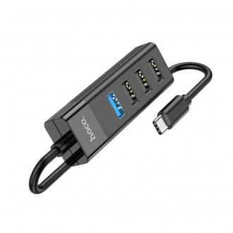 Hoco HB25 USB 3.0 Hub 4 Θυρών με σύνδεση USB-C