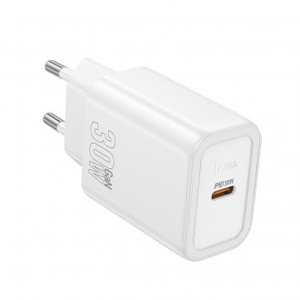 Hoco Φορτιστής N62 USB-C Χωρίς Καλώδιο 30W Λευκό