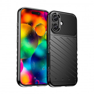 Thunder Θήκη Πλαστική με MagSafe για iPhone 17 Μαύρο