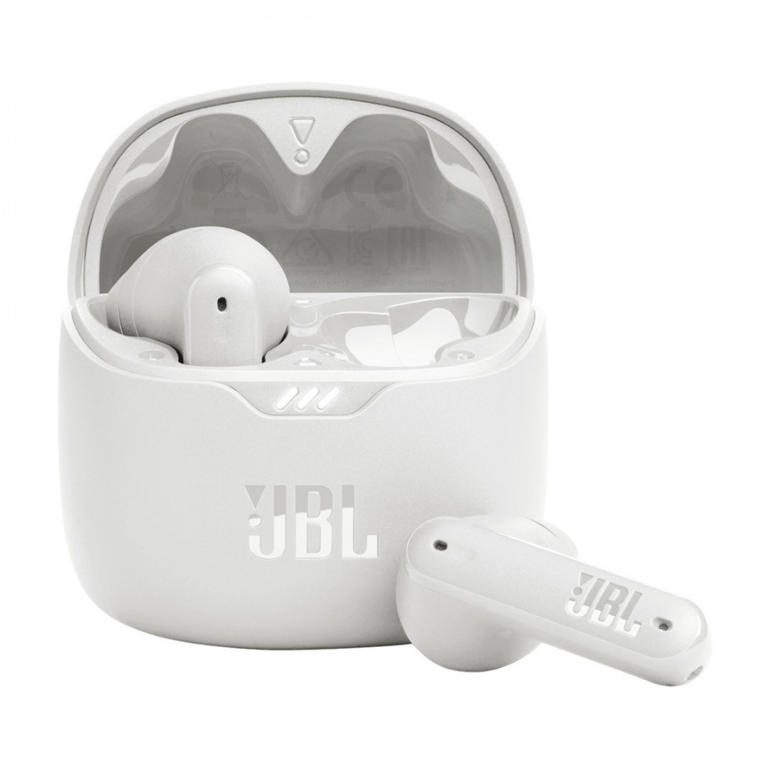 JBL Tune Flex TWS Earbud Bluetooth Handsfree Ακουστικά με Αντοχή στον Ιδρώτα και Θήκη Φόρτισης Λευκά