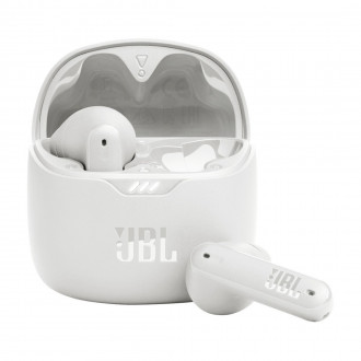 JBL Tune Flex TWS Earbud Bluetooth Handsfree Ακουστικά με Αντοχή στον Ιδρώτα και Θήκη Φόρτισης Λευκά