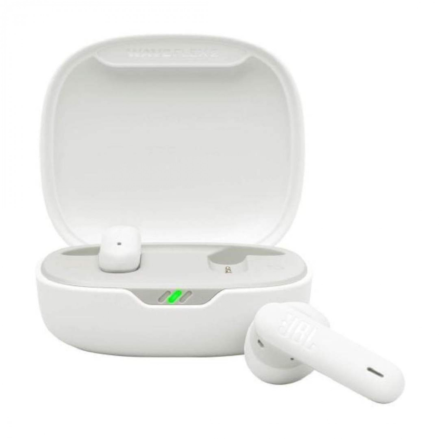 JBL Wave Flex 2 Earbud Bluetooth Handsfree Ακουστικά με Αντοχή στον Ιδρώτα και Θήκη Φόρτισης Λευκά