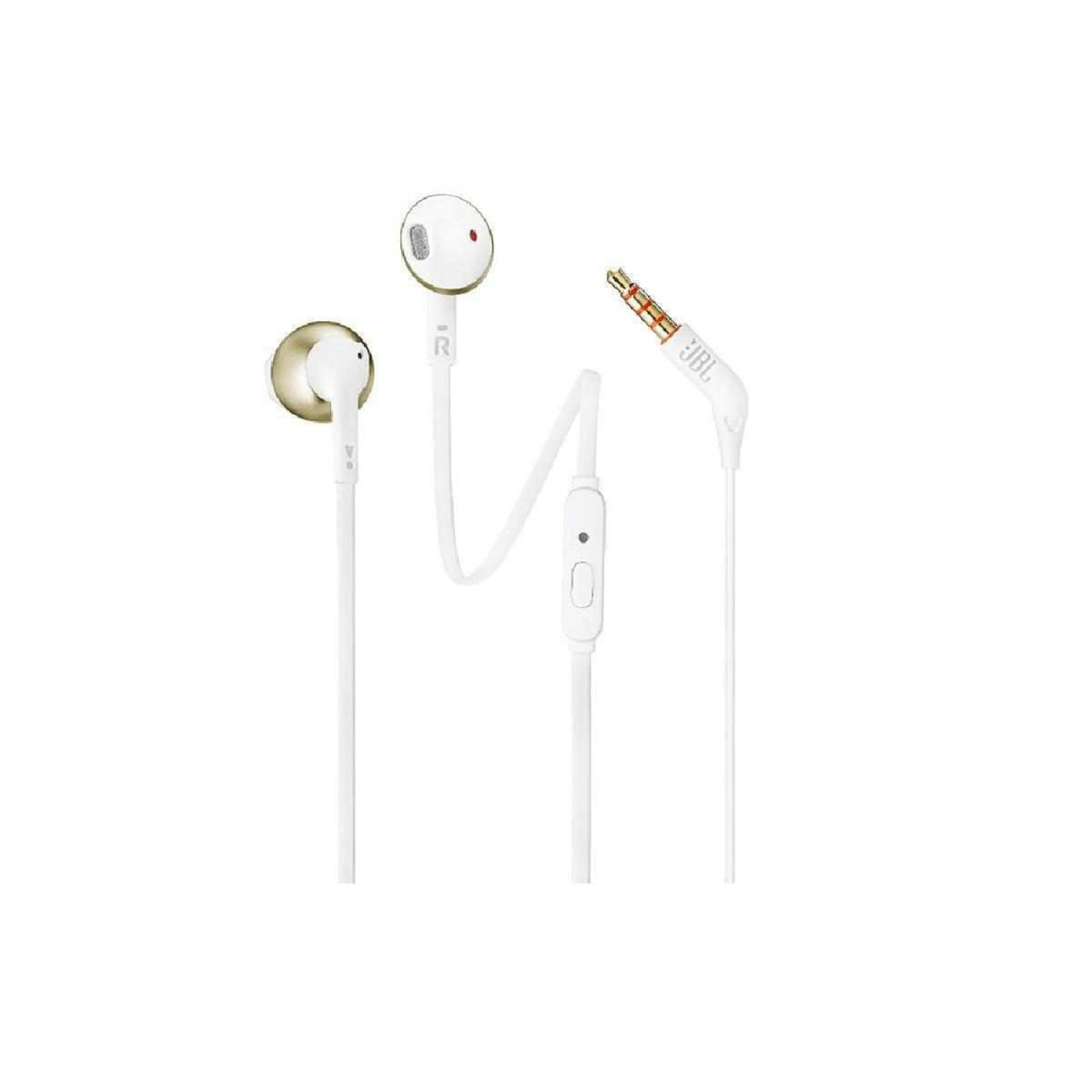 JBL Tune 205 Earbuds Handsfree Ακουστικά με Βύσμα 3.5mm Χρυσό