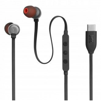 JBL Tune 310C In-ear Handsfree Ακουστικά με Βύσμα USB-C Μαύρο