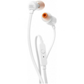 JBL T110e In-ear Handsfree Ακουστικά με Βύσμα 3.5mm Λευκό