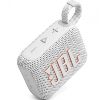 JBL Go 5 Αδιάβροχο Ηχείο Bluetooth 4.8W με Διάρκεια Μπαταρίας έως 10 ώρες Λευκό