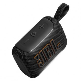 JBL Go 5 Αδιάβροχο Ηχείο Bluetooth 4.8W με Διάρκεια Μπαταρίας έως 10 ώρες Μαύρο