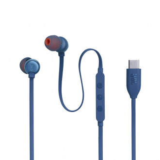 JBL Tune 310C In-ear Handsfree Ακουστικά με Βύσμα USB-C Μπλέ
