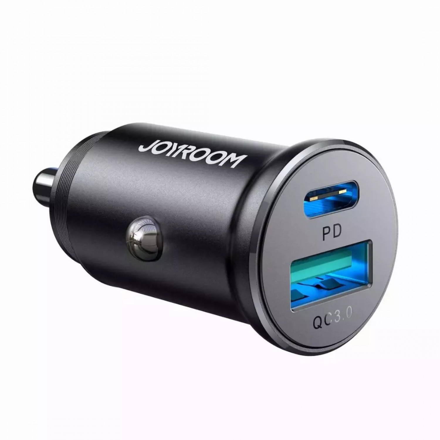 Joyroom Φορτιστής Αυτοκινήτου 30W 5A με μία Θύρα: 1xUSB Μαύρο