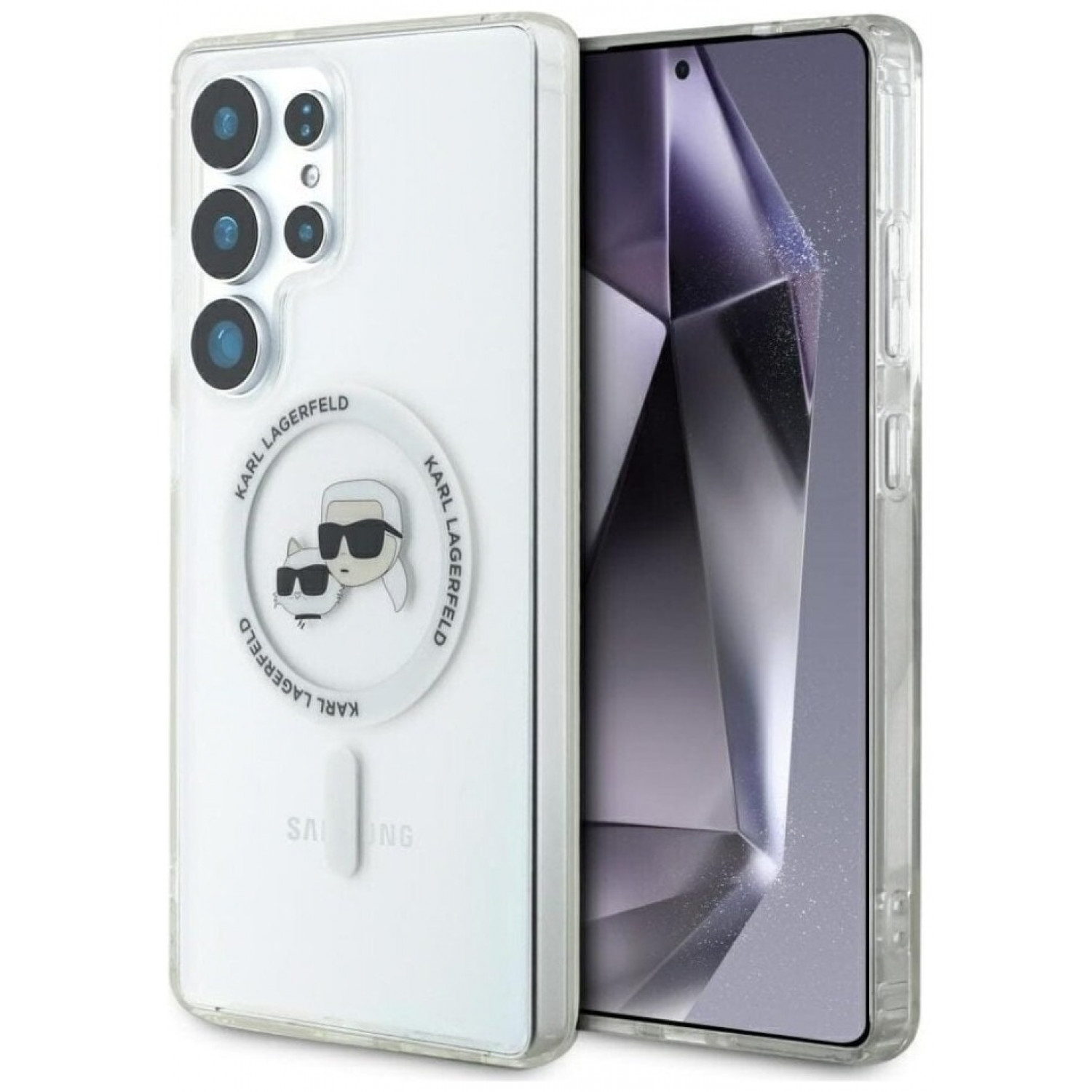 Karl Lagerfeld PU Saffiano Metal Karl and Choupette Θήκη Δερματίνης για Samsung Galaxy S24 Ultra Μαύρο Karl Lagerfeld PU Saffiano Metal Karl and Choupette Θήκη Δερματίνης για Samsung Galaxy S24 Ultra Μαύρο