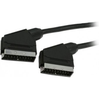 MediaRange Scart Cable Scart male - Scart male 3m (MRCS107) Μαύρο