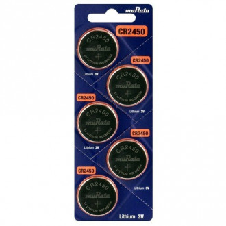 Murata Μπαταρίες Λιθίου Ρολογιών CR2450 3V 5τμχ
