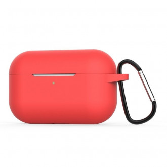 Siipro Θήκη Ενισχυμένης Σιλικόνης για Apple Airpods Pro 2 Κόκκινο