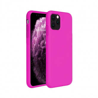 OEM Back Cover Θήκη Λεπτής Σιλικόνης Matte για iPhone 11 Pro Max Φούξια