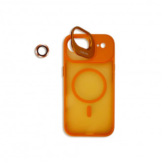 OEM Σκληρή Θήκη MagSafe με Stand και Προστασία Κάμερας για Iphone 17 Air Πορτοκαλί