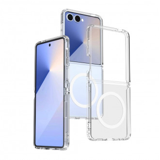 OEM Back Cover Πλαστικό / Σιλικόνης για Samsung Galaxy Z Flip 7 Διάφανο με Magsafe