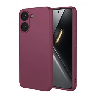OEM Back Cover Θήκη Ενισχυμένης Σιλικόνης για Xiaomi Poco X8 Pro Μπορντό